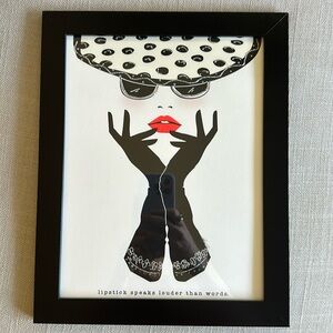 Lipstick speaks louder than words